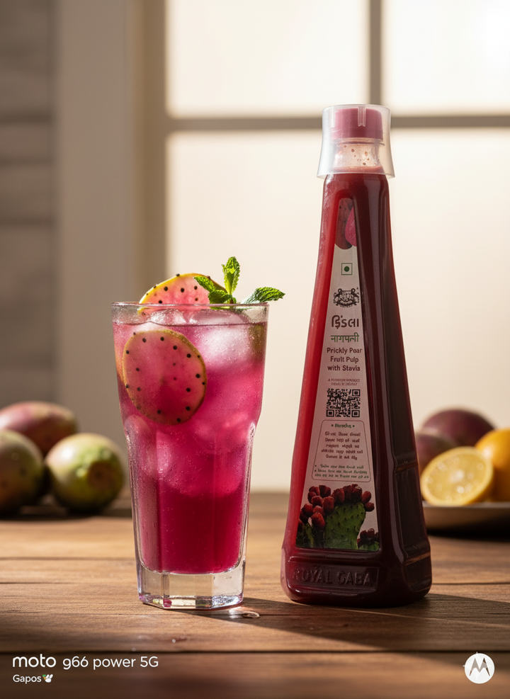 Kindla Nagfani (Prickly Pear) Fruit Pulp with Stevia